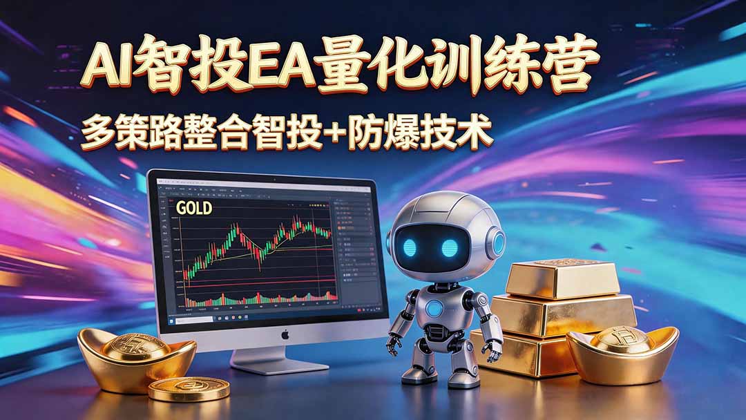 AI智投EA量化运营技术,自动化黄金操盘技术,小白也可以轻松上手日入1000+-仙女副业网