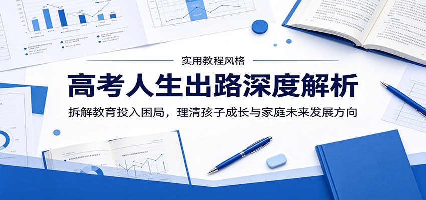 高考人生出路深度解析:拆解教育投入困局,理清孩子成长与家庭未来发展方向-仙女副业网