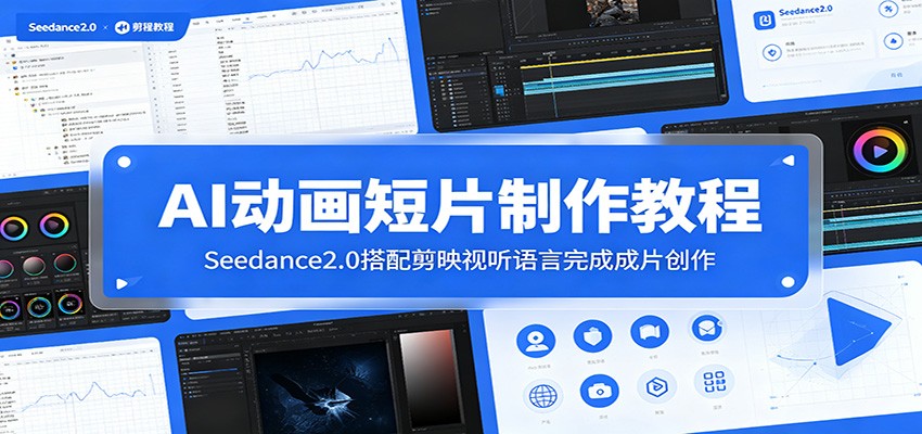 AI动画短片制作教程：Seedance2.0搭配剪映视听语言完成成片创作-仙女副业网