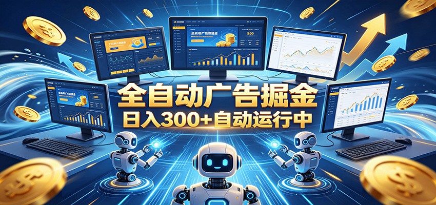 自动广告G机，日入300+，正规平台，广告浏览获益，时间自由，适合各类人群日常增收-仙女副业网