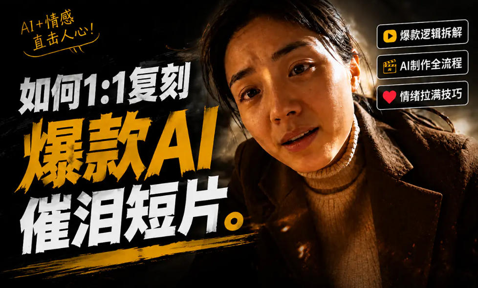 豆包+Gemini生成真人AI短剧-拆解复刻百万爆款第一人称短片,一站式讲透爆款复刻全流程-仙女副业网