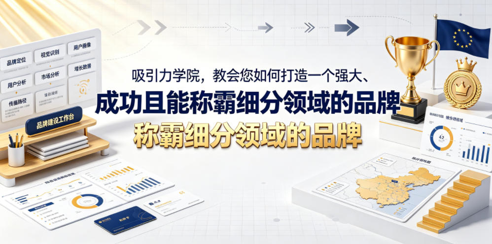 吸引力学院,教会您如何打造一个强大、成功且能称霸细分领域的品牌!【原创双语字幕】-仙女副业网
