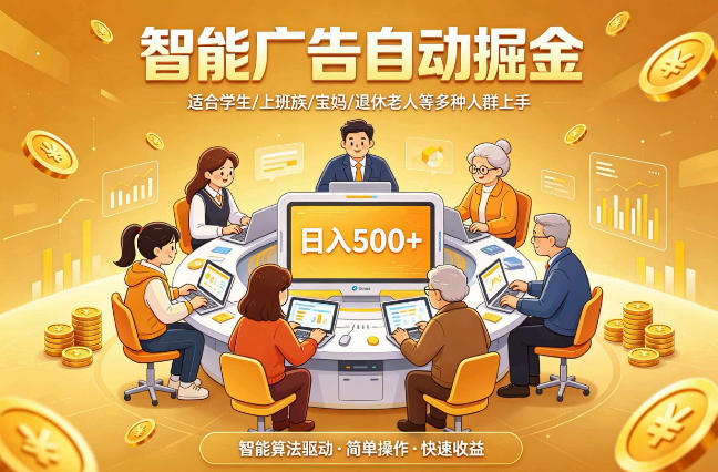 2026年最好做的项目：自动掘金项目，小白轻易上手，单日轻松收入500+【揭秘】-仙女副业网
