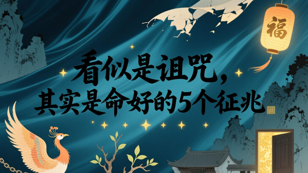 付费文章：看似是诅咒，其实是命好的5个征兆-仙女副业网
