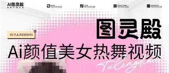 全网首发，原价988图灵殿AI颜值美女热舞视频，云端生图，轻松过原创-仙女副业网
