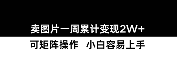 小红书【卖图片】一周累计变现2W+小白易上手-仙女副业网