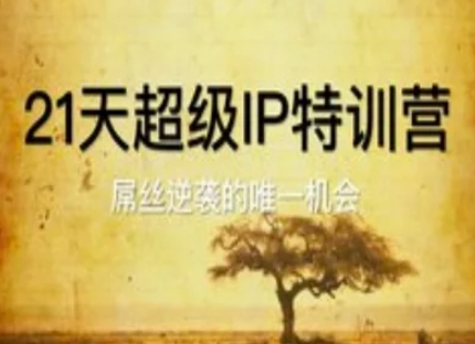 21天超级IP特训营，屌丝逆袭的唯一机会-仙女副业网