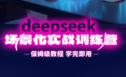 一舟老师·deepseek场景化实战训练营-仙女副业网