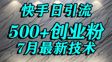 创业粉怎么打？快手精准引流创业粉，宝妈群体日进500+精准流量-仙女副业网
