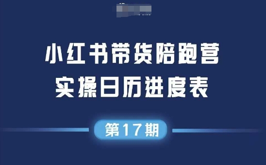 小红书第17期带货陪跑营，不囤货，无不直播，无不投流，通过选品+笔记内容+测品+笔记铺量+矩阵运营打爆款-仙女副业网