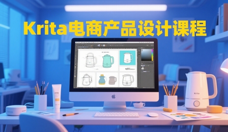 大梦老师·Krita电商产品设计课程-仙女副业网