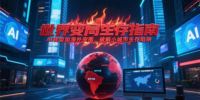 付费文章《世界变局生存指南，AI转型加海外突围，破解小城市生存陷阱》-仙女副业网