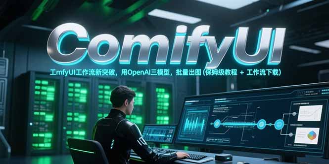 ComfyUI工作流新突破，用OpenAI三模型，批量出图(保姆级教程+工作流下载-仙女副业网