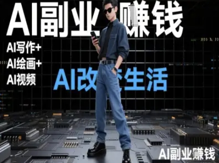 AI改变生活(Ai写作+AI绘画+Ai视频)，AI副业挣钱-仙女副业网