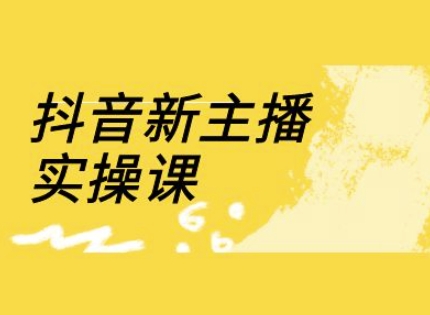 抖音新主播实操课，直播间流量运营线上实操课(18节)-仙女副业网