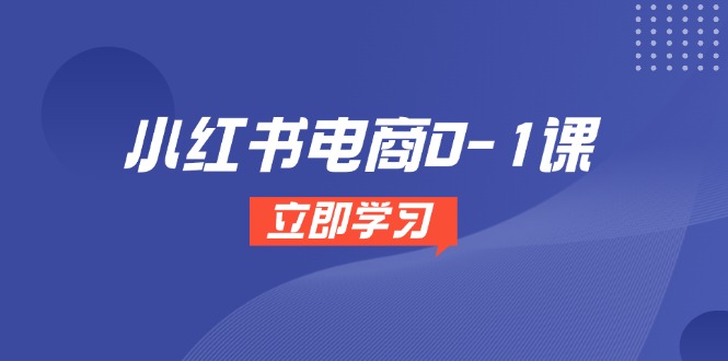 小红书电商0-1课，开店选品全流程，多平台素材处理与爆款笔记制作-仙女副业网