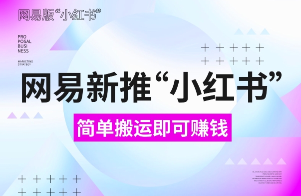 网易官方新推“小红书”，搬运即有收益，新手小白千万别错过(附详细教程)【揭秘】-仙女副业网
