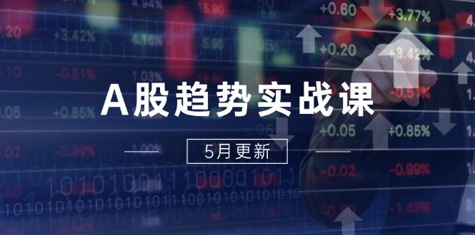 A股趋势实战课：主力动向+政策红利，2025全年策略5月更新-仙女副业网