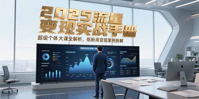 2025流量变现实战手册，超级个体大课全解析，低粉高变现案例拆解-仙女副业网