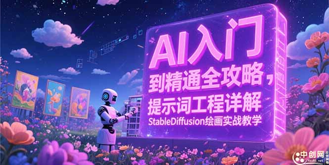 AI入门到精通全攻略，提示词工程详解，StableDiffusion绘画实战教学-仙女副业网