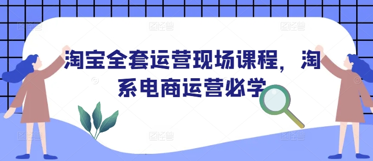 淘宝全套运营现场课程，淘系电商运营必学-仙女副业网