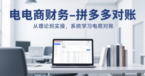 电商财务-拼多多对账，从理论到实操，系统学习电商对账-仙女副业网