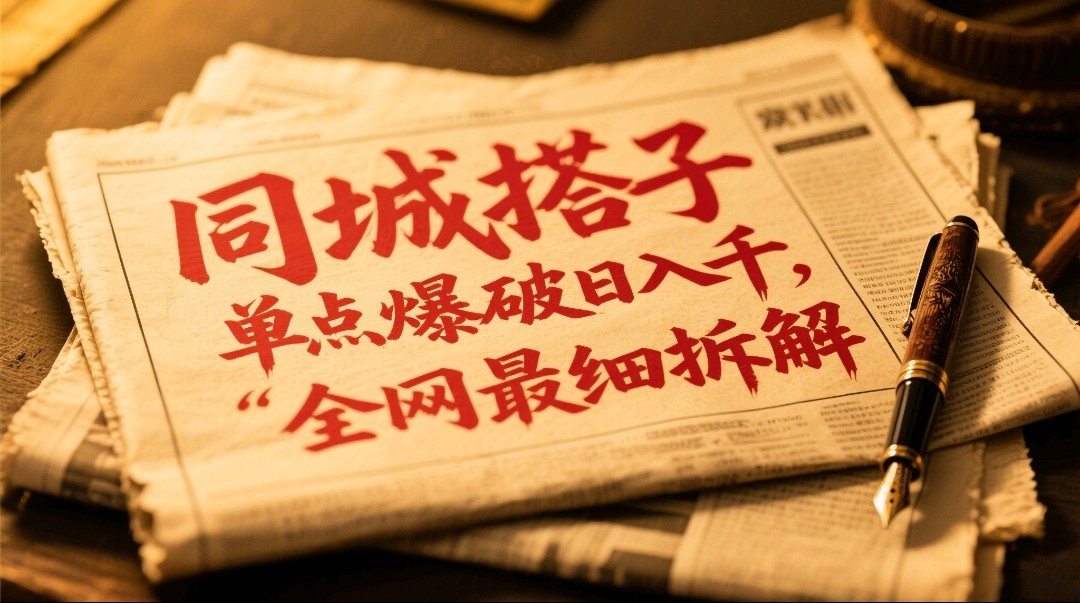 同城搭子群19.9单点爆破日入千，搭子组局月入万，全网最细拆解-仙女副业网