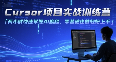 Cursor项目实战训练营，两小时快速掌握AI编程，零基础也能轻松上手-仙女副业网