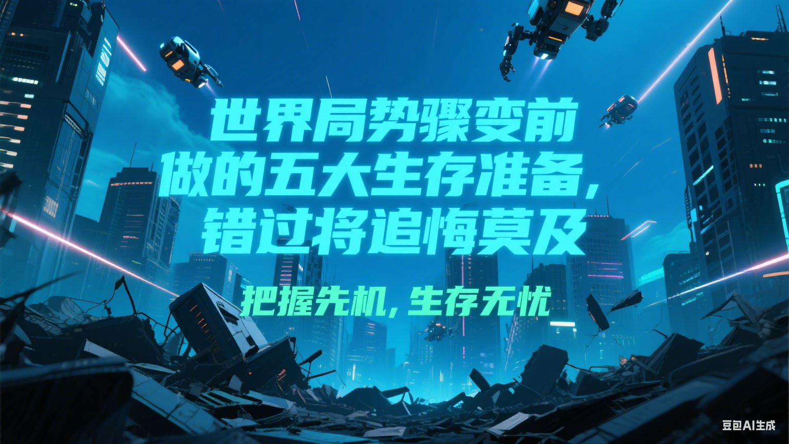 付费文章《世界局势骤变前必做的五大生存准备，错过将追悔莫及》-仙女副业网