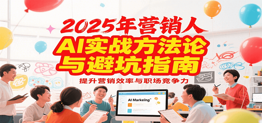 2025年营销实战方法论与避坑指南，利用AI提升营销效率与职场竞争力-仙女副业网