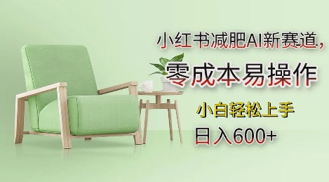 小红书减肥AI新赛道，零成本易操作，日入多张，小白轻松上手【揭秘】-仙女副业网
