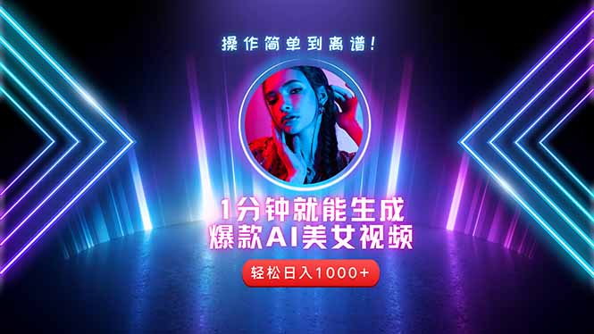 2025年最强副业：用AI做短视频，从零开始打造爆款账号！-仙女副业网