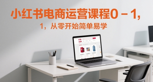 小红书电商运营课程0-1，从零开始简单易学-仙女副业网