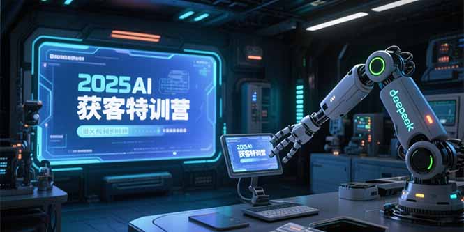 2025AI获客特训营，AI图文视频全制作，deepseek工具实操教学-仙女副业网