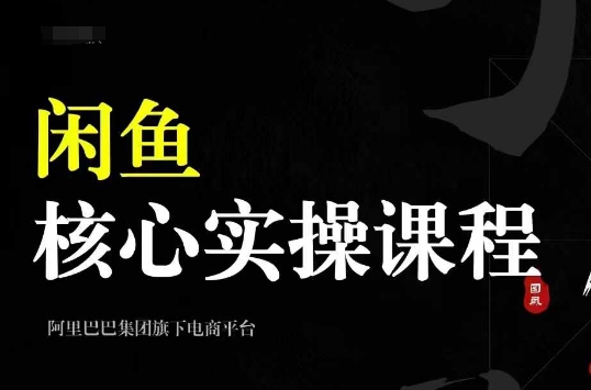 2024闲鱼核心实操课程，从养号、选品、发布、销售，教你做一个出单的闲鱼号-仙女副业网