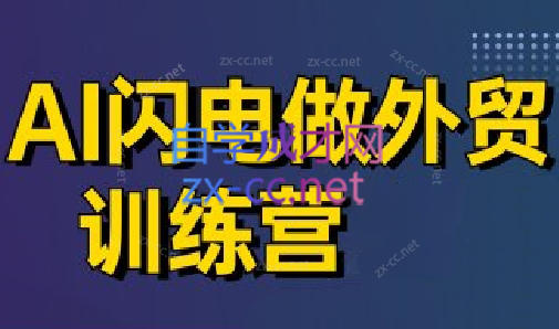 大卫·AI闪电做外贸训练营(更新6月)-仙女副业网